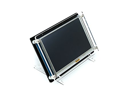 Free Driver Raspberry Pi Touch Screen, iUniker Raspberry Pi 2 Raspberry Pi 3 Model B Quad Core Raspberry Pi Touch Screen 5 Inch 800x480 Pixel Hdmi input Touch Screen with Stand Case