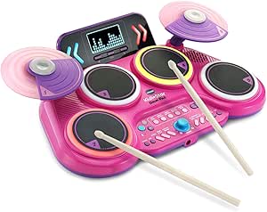 VTech Kidi Star Drum Pad, Pink