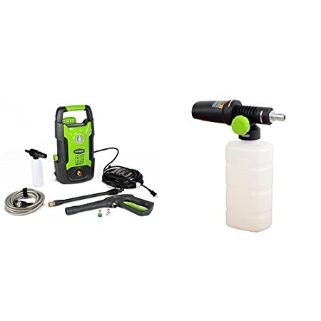 GreenWorks 1500 PSI 1.2 GPM Electric Pressure Washer   High Pressure Soap Applicator