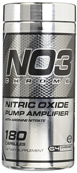 Cellucor, NO3 Chrome Nitric Oxide Preworkout, 180 Capsules