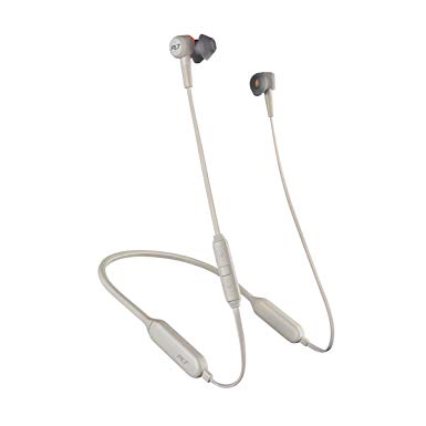 Plantronics BackBeat GO 410 Wireless Headphones, Active Noise Canceling Earbuds, Bone