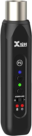 Xvive P3 Bluetooth XLR Receiver for Audio Mixer, Active PA, DJ Systems