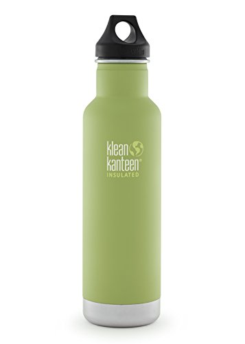 Klean Kanteen Classic Insulated 20-Ounce Stainless Steel Bottle With Loop Cap