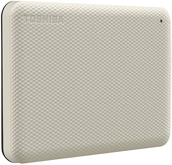 Toshiba Canvio Advance 2TB Portable External Hard Drive USB 3.0, White - HDTCA20XW3AA