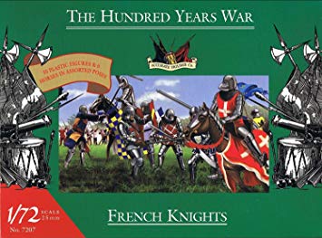 IMEX 1/72 Hundred Years War French Knights # 7207 by Accurate Figures