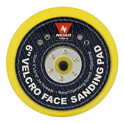 Neiko 30263A Velcro Face Sanding Pads, 6"