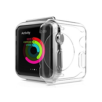 iWatch Case- Badalink Ultra Thin All around TPU Case Protective Soft Cover for iWatch 42mm