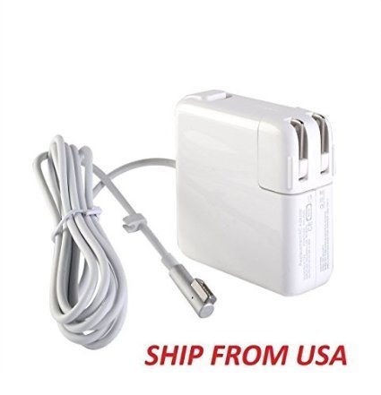 SunBox MacBook 13-inch and MacBook Pro Charger 60W iSmart  Power Adapter [Charge   Protect] Replacement Series with Apple AC Magsafe Connection (L-Tip) for A1278 / A1184 / A1344 and More