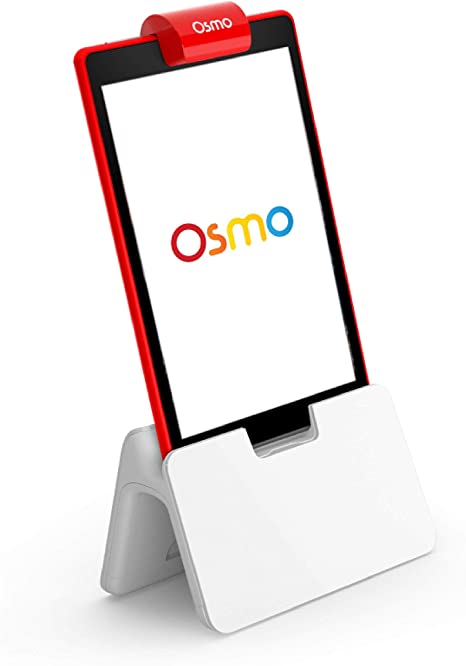 Osmo - Base - 2 Hands-On Learning Games - Creative Drawing & Problem Solving/Early Physics, White/Red