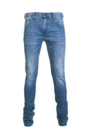 Emporio Armani Mens Skinny Jeans 3Z1J10 1D19Z Blue