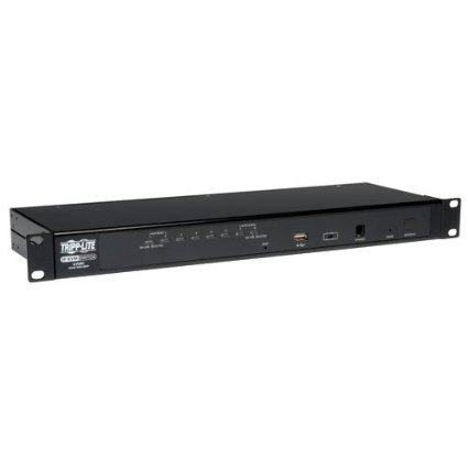 TRIPP LITE 8-Port Steel Rackmount IP KVM Switch with On-Screen Display (B022-U08-IP)