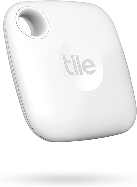 Tile Mate (2022) Bluetooth Item Finder, 1 Pack, 60m Finding Range, Works with Alexa and Google Home, iOS and Android Compatible, Find Your Keys, Remotes & More, White