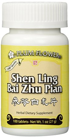 Shen Ling Bai Zhu Pian, 100 ct, Plum Flower