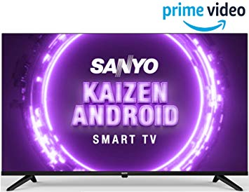 Sanyo 108 cm (43 inches) Kaizen Series Full HD Smart Certified Android IPS LED TV XT-43A170F (Black) (2019 Model)