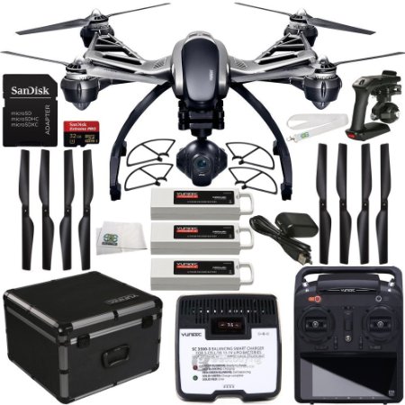 YUNEEC Q500 4K Typhoon Quadcopter with CGO3-GB Camera Bundle with Accessories (21 Items)