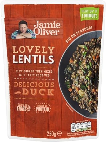 Jamie Oliver Lovely Lentils Pouch, 250g