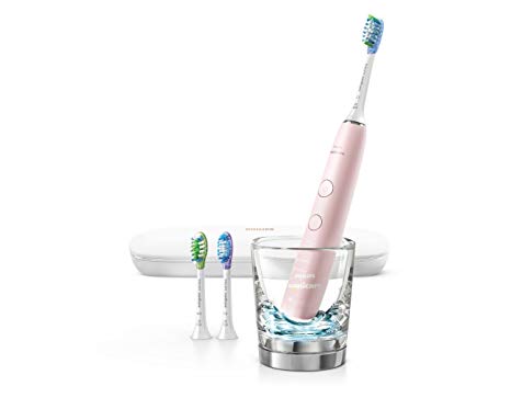 Philips Sonicare DiamondClean Smart Electric, Rechargeable toothbrush for Complete Oral Care – 9300 Series, Pink, HX9903/32 FFP