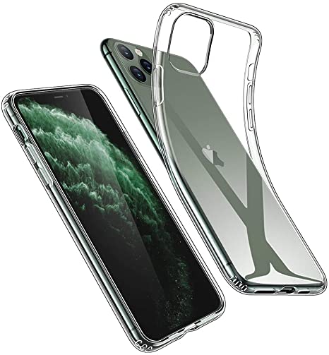 ESR Case for iPhone 11 Pro Max [2019 Model, 6.5-Inch], Case Cover with Slim Clear Soft TPU, 1.1 mm Thick Back Case, Shock-Absorbing Air-Guard Corners, Flexible Silicone Cover, Clear