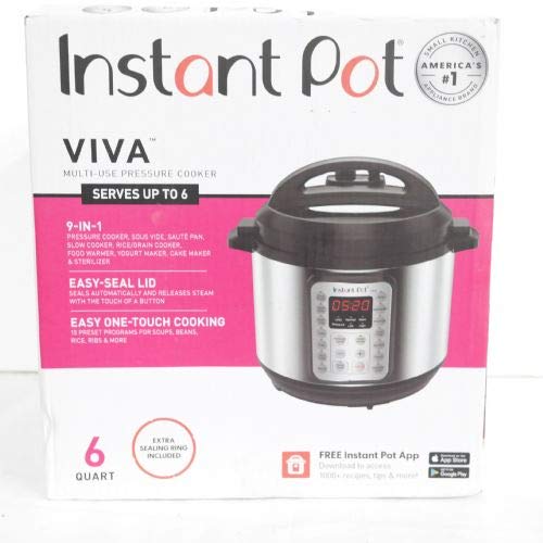 Instant Pot Viva 6Qt 9-in-1 Multi-Cooker, Silver