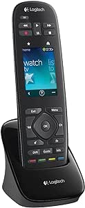 LOGITECH HARMONY TOUCH REMOTE CONTROL BLACK 915-000252 w/ Swipe & Touch Screen