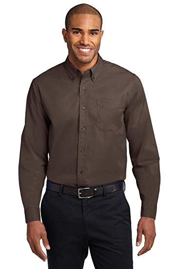 Men's Long Sleeve Wrinkle Resistant Easy Care Shirts in Regular, Big & Tall