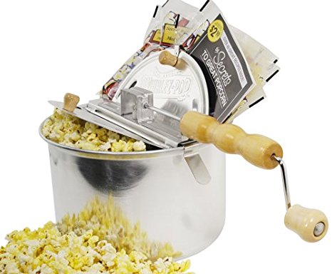 Whirley-Pop Theater Gift Set with Stovetop Popcorn Popper
