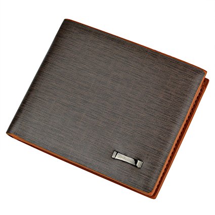 Men's Pu Leather Wallet Credit Card Purse Clutch Bifold Purse, Rbenxia Luxury Wallet Leather Wallet Bifold Wallet