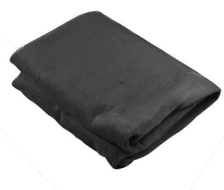 7buy USB Heated Lap Blanket Cushion Keep Warm Wrap Shawl for Women Girls Black