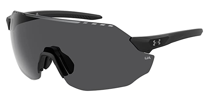 Under Armour Non-Polarized Rectangular Unisex's Sunglasses-(UA HALFTIME 003 99KA| Black color