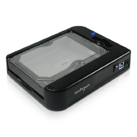 Archgon MH-3507-U3A USB  30 2535 Hard Drive Docking Station Optimized for UASP and SATA III 60 Gbps Transfer Rate