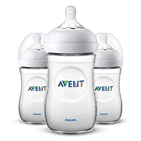 Philips Avent Natural Feeding Bottle 260ml, Pack of 3 – SCF033/37