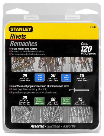 Stanley R120 Rivet Pack Assortment