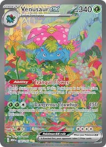 Pokemon - Venusaur ex 198/165 - Pokemon 151 - Special Illustration Rare - Single Card