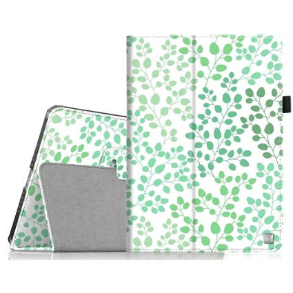 Fintie iPad Air 2 Case - Slim Fit Folio Stand Smart Cover with Auto Sleep / Wake Feature for iPad Air 2 (iPad 6) 2014 Model, Leaf Breeze