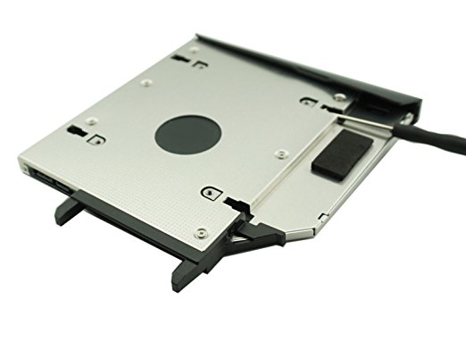 Nimitz 2nd HDD SSD Hard Drive Caddy for Lenovo Ideapad Y400 Y410p Y430p with Bezel