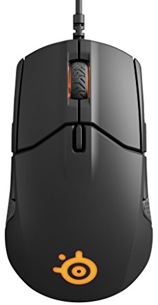 SteelSeries Sensei 310, Optical Gaming Mouse, Ambidextrous, RGB Illumination, 8 Buttons, Rubber Sides, (PC / Mac) - Black