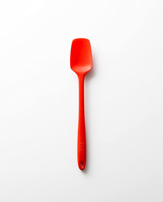 GIR: Get It Right GIRSUS303RED Premium Silicone Skinny Spoonula, Skinny-11 In, Red