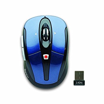 2.4GHz Wireless Optical Tilt Wheel Mouse (Blue)