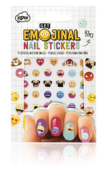 NPW-USA Get Emojinal Nail Art Sticker Decals