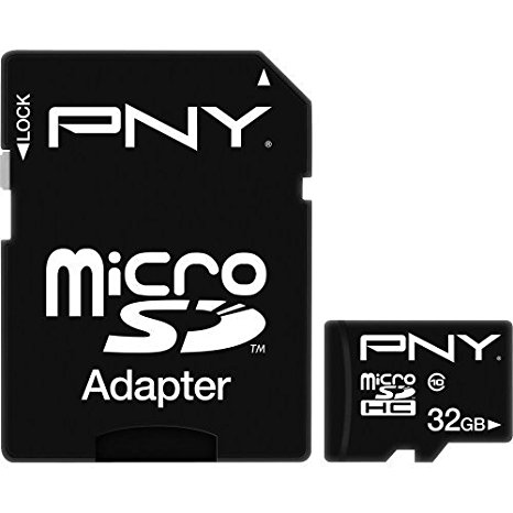PNY 32 GB microSDHC Flash Memory Card (P-SDU32G10-GE )