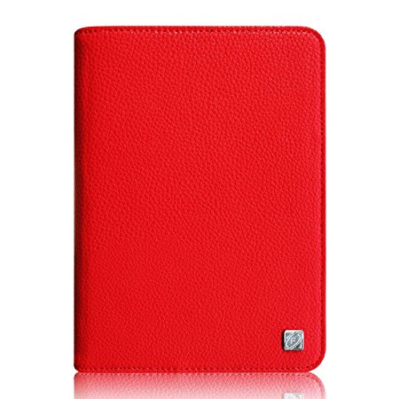 Fintie Folio Pro Case for Kindle Paperwhite - The Book Style Premium PU Leather Cover for All-New Amazon Kindle Paperwhite (Fits All versions: 2012, 2013, 2014 and 2015 New 300 PPI), Solid Red