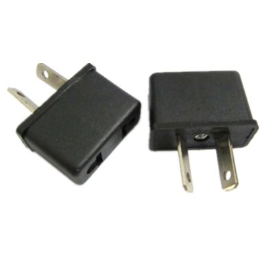 ANRANK U-A1010903AK USA to Australia/China Travel Plug Adapter (Black, 2-Pack)