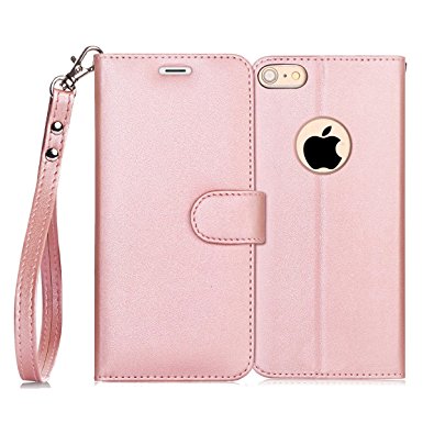 iPhone 6S plus Case, iPhone 6 plus Case, FYY [Rose Gold] Premium PU Leather Case All-Powerful Cover for iPhone 6 plus/6S plus (5.5 Inch) Rose Gold