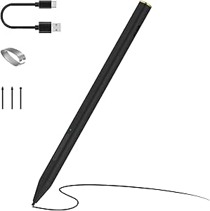 MoKo Stylus Pen for Surface, Fast Charge Surface Pen for Microsoft Surface Pro 9/8/X/7/6/5/4/3 Surface 3/Go/Book/Laptop/Studio, MPP2.0 & 4096 Pressure Tilt Digital Pen, Magnetic and Palm Rejection