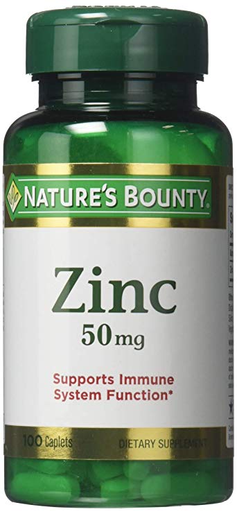 Natures Bounty Zinc 50mg - 100 Caplets