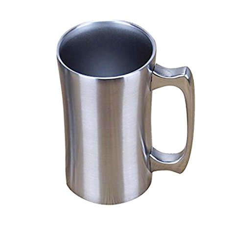 Insulated Mugs, OrgMemory Stainless Steel Tumbler, Coffee Mug With 20 Ounce, Double Wall Beer Mugs, Tea Tumbler