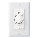 Intermatic FD15MWC 15-Minute Spring Loaded Wall Timer White