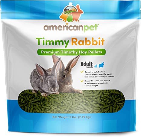 Timmy Rabbit Pellet, 5-Pound, Blue