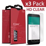 LG Google Nexus 5X Screen Protector Premium iCarez HD Clear  Unique Hinge Install Method With Kits  3-PacK With Lifetime Replacement Warranty