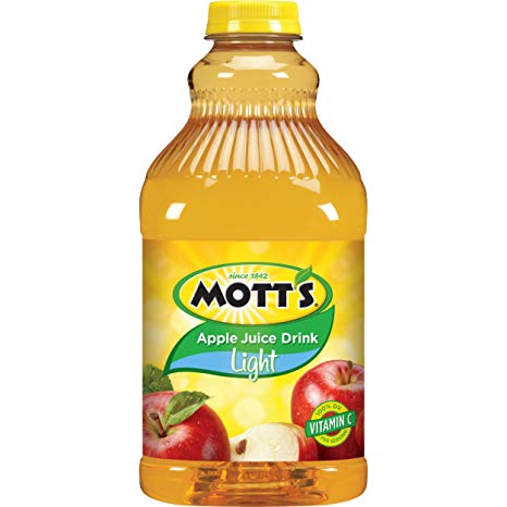 Mott's Apple Light Juice Drink, 64 Fluid Ounce Bottle